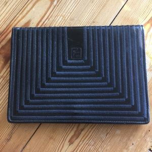 Vintage black Fendi clutch